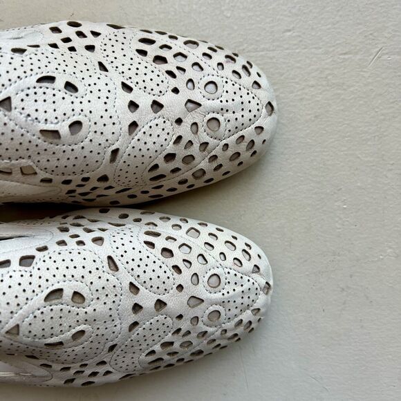 Naturalizer Eve Nude Taupe Leather Slip On Loafer Flat Shoes Dye Cut Women's‎ 10 - Picture 15 of 16